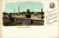 Paris Expo 1900 Place de la Concorde