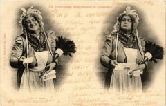 Paris métiers. La Concierge distribuant le Courrier