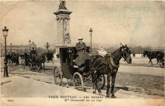 Paris Nouveau Les Femmes Cocher. Mme Decourcelle sur son siege