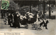 Jardin Zoologique d'Acclimatation de Paris - La voiture aux Chèvres à Neuilly-sur-Seine