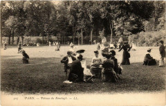 Carte postale ancienne Pelouse du Ranelagh
                                                                     à Paris 16e
                                