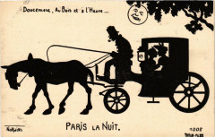 Paris La Nuit Doucement Au bois et a l'Heure