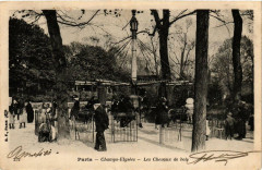Paris 8e Champs-Elysées Les Chevaux de bois à Paris 8e