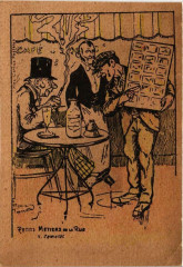 Carte postale ancienne Paris Petits métiers de la rue
                                