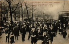 Paris Manifestation de Ferrer 1909 la foule