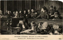 Paris Mme Steinhel devant la Cour d'Assises Attitude