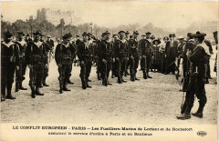 Paris 1914 Les Fusilliers-Marins de Lorient t de Rochefort