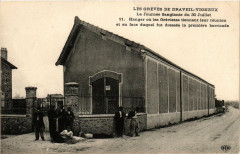 Paris Greves de Draveil-Vigneux Hangar ou gravistes tiennent