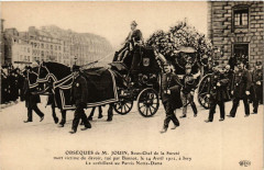 Paris Obseques de M. Jouin Sous Chef de la Sureté