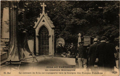 Paris Zola au Panthéon Au cimetiere Montmartre cercueil de Yola
