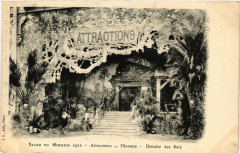 Paris Salon Mobilier 1902 Attractions Diorama Histoire Bois