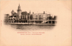 Paris Expo 1900 Pavillon Etrangers Bosnie Hongrie Gde-Bretagne