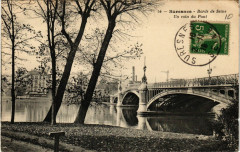 Suresnes - Bords de Seine - Un coin du Pont -
																					92150 Suresnes
																			