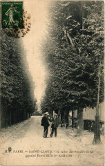 Paris - Saint-Cloud - Allée des Soupirs ou fut assasiné Henri Iii à Saint-Cloud