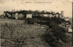 Chinon - Le Chateau cote nord-ouest -
													41 Loir et Cher
												