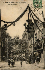 Fetes de Blois - Arc de Triomphe - Rue Denis-Papin -
																					41000 Blois
																			