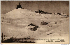 Le Sommet du Puy-de-Dome aprés la Tourmente