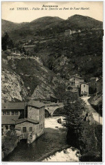 Thiers Vallée de la Durolle au Pont de Faut-Martel à Thiers