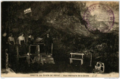 Royat Vue intérieure de la Grotte à Royat