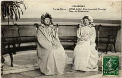 Le Mont-Dore Etabl. Thermal Types de Baigneuses à Mont-Dore