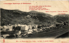Le Mont-Dore et sa Vallée Au fond la grande Cascade à Mont-Dore