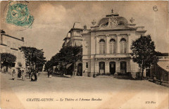 Chatel-Guyon Le Théatre et l'Avenue Baraduc
