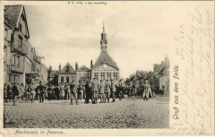 Guerre Peronne Marktplatz