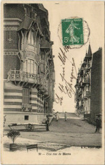 Mers-les-Bains Une rue à Mers-les-Bains