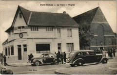 Fort-Mahon La Poste et l'Eglise