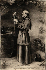 La Champagne - Dom Perignon decouvrant mousse (1714) - Fragment