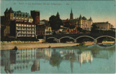 Pau Le Chateau vu de Jurancon France à Pau