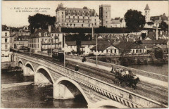 Pau Pont de Jurancon et le Chateau France à Pau