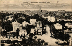 Colmar - Vue générale et Panorama des Vosges à Colmar