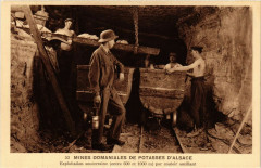 Mines Domaniales de Potasses d'Alsace Exploitation souterraine