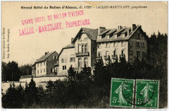 Grand Hotel du Ballon d'Alsace Lalloz-Martzloff -
													90 Territoire de Belfort
												