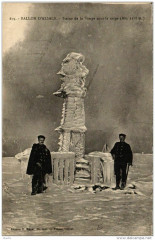 Ballon d'Alsace Statue de la Vierge sous la neige -
													90 Territoire de Belfort
												