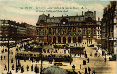 Paris 8e Gare Saint-Lazare. Cour de Rome à Paris 8e