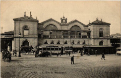 Carte postale ancienne Gare du Montparnasse
                                                                     à Paris 6e
                                