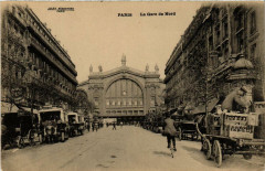 Carte postale ancienne Paris 10e La Gare du Nord
                                                                     à Paris 10e
                                
