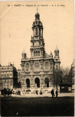 Paris 9e L'Eglise de la Trinite à Paris 9e