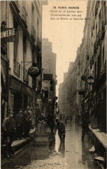 Paris 5e Rue de Bievre. Quartier Latin Paris Inonde 1910 -
																					75005 Paris 5e
																			