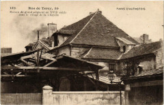 Carte postale ancienne Rue de Tercy, 30
                                                                     à Paris 18e
                                