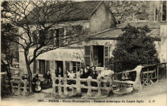 Carte postale ancienne Vieux-Montmartre - Cabaret artistique du Lapin Agile
                                                                     à Paris 18e
                                