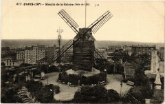 Carte postale ancienne Moulin de la Galette
                                                                     à Paris 18e
                                
