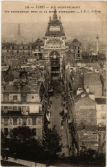 Rue André-del-Sarte - Vue panoramique prise de la Butte Montmartre à Paris 18e