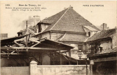 Carte postale ancienne Rue de Tercy, 30
                                                                     à Paris 18e
                                