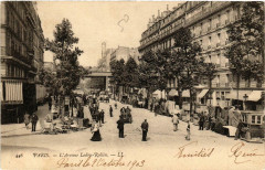 Carte postale ancienne L'Avenue Ledru-Rollin
                                                                     à Paris 12e
                                
