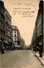 Carte postale ancienne La Rue Ramey
                                                                     à Paris 18e
                                