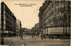 Carte postale ancienne Rue Erard  à la Place Rambouillet
                                                                     à Paris 12e
                                