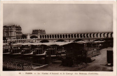 Le Viaduc d'Auteuil et le Garage des Bateaux Parisiens à Paris 15e